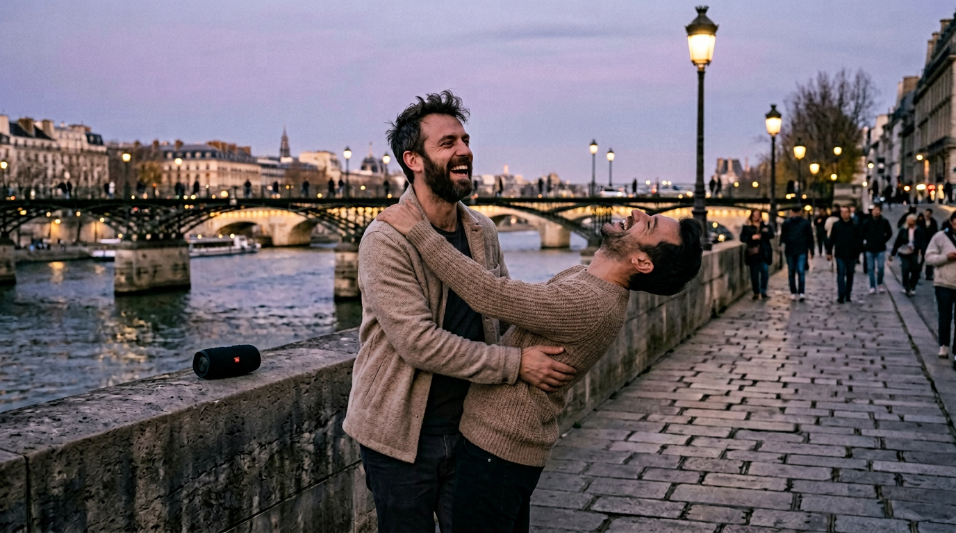 Paar in Paris